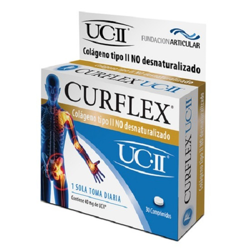  Curflex Colageno Tipo II No Desnaturalizado Artrosis 30 Comp