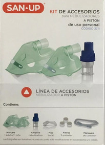 San Up Kit Accesorios / Repuestos Para Nebulizador A Piston San Up