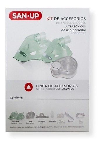 San Up Kit Accesorios/repuestos Para Nebulizador Ultrasonico San Up