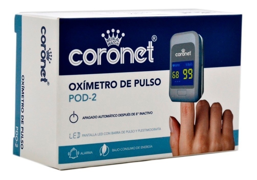 Coronet Oximetro Saturometro De Pulso Coronet - Adulto Y Pediatrico