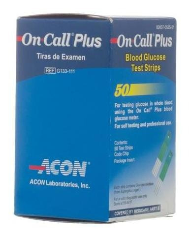 Kit Medidor de glucosa + 50 Tiras reactivas On Call Plus